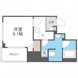 フォレステージュ北堀江の物件間取画像